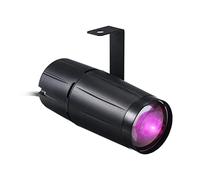 Luci da DJ, 5W LED. Spotlight del fascio Pinspot Specchio a specchio DJ. Effetto di illuminazione for la schiena for vacanze di Dance di Natale del partito della discoteca,Potente(Pink)
