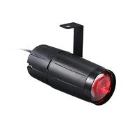 Luci da DJ, 5W LED. Spotlight del fascio Pinspot Specchio a specchio DJ. Effetto di illuminazione for la schiena for vacanze di Dance di Natale del partito della discoteca,Potente(Rot)