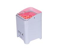 Luci da DJ 8pcs with Flight Case Supershow 6 * 18w RGBWA UV 6IN1 LED Battery Par Light WIFI DMX512 and Remote Control Long Working(White with fly case)