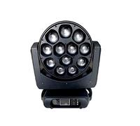 Luci da DJ GUIDATO Stage Light 12PCS 40W a colori Rgbw. LED Focusing Moving Head Dyeing Sfondo BAR