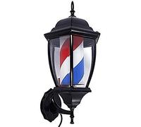 Luci da esterno a lanterna solare, LED leggera LED da 19 "Luce LEGGIO RETRO SEGNO DI BARBER BARBER SEGNO ILLUMINATORE STRIPS BUI ROSSO ROSSO REDO REDE IN MOLTO SALVA IN ENERGIA LAMPAGNO DELLA