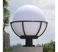 Luci da esterno rotonde, impermeabili, per giardino, pilastri, lampade da parete, lampade da giardino per ville, lampade a colonna Stigma, lampade da terra per strada, portici, patii, pali per stadi