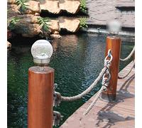 Luci da Esterno Vintage, da Tramonto all'alba, per Prato, da Inserire nella ringhiera, per balconi, colonne, fari, Decorazioni da Giardino, terrazze, fattorie, colonne Decorative, Lanterne da EST