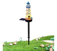 Luci da giardino a forma di torre di guardia, lampada da giardino impermeabile per illuminato, decorazione per portico, paesaggio, gazebo, piscina, patio, cortile, recinto, balcone