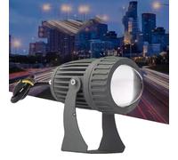 Luci da Giardino A LED - Luce da Terra con Staffa Regolabile A 180°, Lampada da Parete per Esterni con Fascio Luminoso A LED AC85-265V, Faretto A Fascio Stretto Impermeabile IP65(Green)