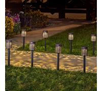 Luci Da Giardino A LED RGB In Metallo Per Percorso Solare