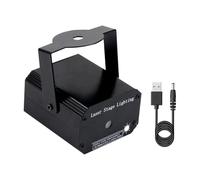 Luci da palco a LED con telecomando portatile Luci da discoteca for DJ Luci da proiettore Flash attivato dal suono for matrimoni di feste di Natale, Con Una Visione Realistica