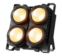 LUCI DA PALCO COB PAR LED 4X100W BLINDER AMBRA BIANCO FREDDO ALTA POTENZA