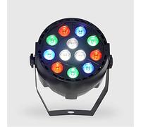 Luci da Palco, LED A. PAR WASH LIGHT 1 2x3w rgbw. Lira GUIDATO Piatto par 51. 2dmx. Effetto luminoso scenico for DJ Disco Disco Theater Party Lights,Compatto