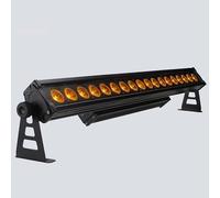 Luci da Palco, Professional decorative wall lighting 18x18w wall wash bar light 6in1 waterproof led dj facade wall washer lights,Compatto(AU Plug)