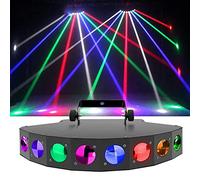 Luci Da Palcoscenico, Discoteca, 8 Effetti Luminosi, Per Feste Con Controllo DMX, Luce Stroboscopica Ad Attivazione Sonora, RGB, LED Per Balli, In Casa, Compleanni, Bar
