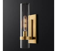 Luci da Parete Accanto allo Specchio,Applique per Luci da Toeletta con Paralume in Vetro Trasparente da Bagno,lampade da Parete per Interni Moderni per Corridoi