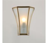 Luci da parete in stile retrò americano con fonte di luce E14, lampada a parete interna dorata, applique a parete in stile country per tutta la camera da letto, comodino, soggiorno, studio, scala,