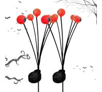 Luci da per bulbo oculare, Luci da per bulbo oculare solare - Incantevoli lucine con bulbi oculari per decorazioni di Halloween - Decorazioni di Halloween, lucciole ondeggianti, lucine, luci per pali