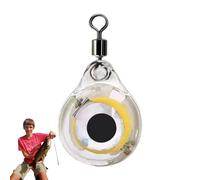 Luci da pesca a caduta profonda, luce per trappola per esche da pesca, Piccola luce esca per pesci subacquei Fisheye, esca fisheye con perline che si illuminano al buio, a forma di