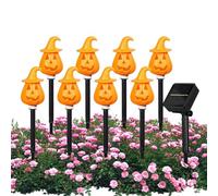 Luci Da Picchetto Halloween Per Esterno | Decorativo Giardino Halloween Impermeabile - Elementi Regolabili per Percorsi con Supporto da Esterno per Portico