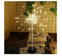 Luci da tavolo a forma di nido e fiori, 2026, nuova lampada per interni ed esterni, lampada a LED fai da te, mini stella da tavolo argentata, decorazione natalizia per soggiorno e camera da letto