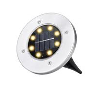 Luci da terra, Decorazione Esterna Con Luci Solari Da Terra(8led warm,1pcs)