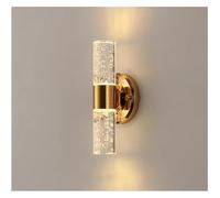 Luci da toeletta Dorate per Specchio, de da Bagno sopra Lo Specchio, Applique da Parete Moderne per Bagno, Camera da Letto, corridoio (Nero, Corto) (Oro Lungo)