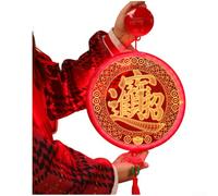 Luci decorative a LED, 25,4 x 11,7 x 10,5 cm, lanterna da appendere in acrilico 3D, a batteria, per interni sicuri a bassa tensione, decorazione per la stanza, per Capodanno e festività (E)