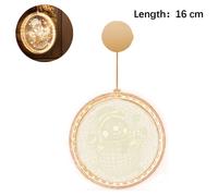 Luci decorative natalizie a stringa per finestre, luci notturne a LED in acrilico per bambini, regali di Natale e compleanno, decorazione pe