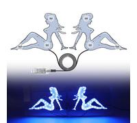 Luci decorative per auto a LED RGB con controllo USB, effetto luce dinamica U8Q4