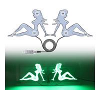 Luci decorative per auto a LED RGB con controllo USB, effetto luce dinamica U8Q4