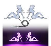 Luci decorative per auto a LED RGB con controllo USB, effetto luce dinamica U8Q4