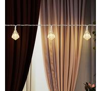 Luci Decorazione Natalizia Leuchtkette Luce Decorativa Argento Diamanten-Design