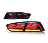 luci dei freni Gruppo Ottico Posteriore Per Auto Con Luci Stop Lampeggianti Sequenziali Indicatori Direzione Per Per Lancer 2008-2018(Style 2)