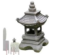 Luci Del Percorso Solare - Lanterna Di Pagoda Solare Impermeabile | Ornamenti Per Giardino Zen A Energia All'aperto, Luce Notturna Della Villa, Lampada Palazzo Per Pathway Patio Cortile Da Giar