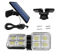 Luci Del Sensore Di Movimento Solare - LED Sicurezza Solare Luce Larga Angolare Waterproof Alevato Durevole Modi Esterni Per Il Percorso Del Garage Per Cortile Della Recinzione Da Giardino | Luce Mura