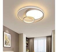 Luci del soffitto soggiorno Camera da letto Dimmettibile appuntamento rotondo interno con telecomando anello moderno design acrilico sfumature lampadario per decorazioni decorazioni per decorazioni