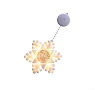 Luci della finestra di Natale del LED che appende il segno della | Materiale ABS luminoso LED Glow ventosa appeso casa negozio partito decorazione festiva segno