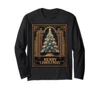 Luci dell'albero di Natale Vintage Retro Art Deco Natale Maglia a Manica