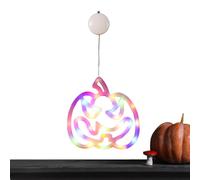 Luci delle finestre a LED HALLOWEEN - Adesive Decorazione della luce di Halloween | Illuminazione della finestra con effetto raccapricciante | Decorazione di finestre a LED per Hallow, Silhouettes Sil