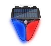 Luci di Allarme Solari per Esterni 26 LED con Rilevamento del Corpo Umano, 4266
