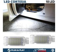 Luci di CORTESIA LED PER Seat Toledo 3 PLACCHETTE CANbus 6500K SOTTO PORTA