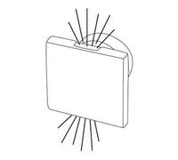 Luci di cortesia LED SQUARE luce blu doppio fascio - 1 PZ Osculati - 13.188.33