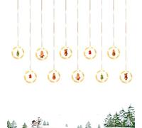 Luci Di Finestre Natale - ABS 300x50cm 300x60cm | Da Fata E Luci Delle Lights Appeso A LED Festivo Per Christmaas Tree Star Wishing Ring Home Party DECORAZIONE USO