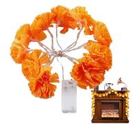 Luci di ghirlanda di calendario - fiori a LED, corda decorativa | Decorazioni per fiori di calendario a batteria per Diwali, Festival di Halloween, decorazioni per la casa, portico, giardin