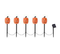 Luci Di Halloween Solari - Lanterne Spaventose, Percorso All'aperto | Illuminazione Alimentata Con Ampio Usi Per La Visualizzazione Del Vialetto, Illuminazione Del Giardino, Scena Del Prato