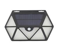 Luci di Inondazione Solari, Lampada da Parete Multifunzione, Luci con Sensore di Movimento a LED Impermeabili IP65, Accensione Automatica, Luci di Inondazione di Sicurezza