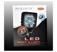 LUCI DI LAVORO 27W A LED DA FARO QUADRATO PER AUTO FUORISTRADA MAXTECH LED-S027