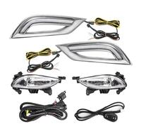 Luci Di Marcia Diurna Per Hyundai Per Sonata 8th 2011-2014 Indicatori Di Direzione 12V Auto LED DRL Luci Marcia Diurna Con Fendinebbia(A Set White)