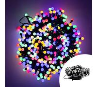 Luci Di Natale 10 metri da 500 Sfere luminose Led Multicolore 8 Giochi Di Luce