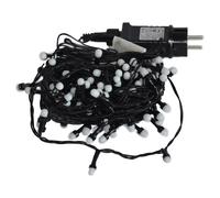 Luci di natale 120 led bianco freddo a pallina giochi 3,6 w per esterno 15 metri