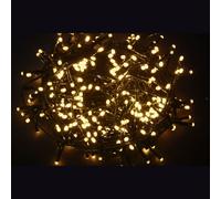 FILO 360 luci led bianco caldo catena 14m giochi luce albero natale int/est