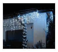 Luci di Natale - 300 Led tenda di ghiaccio bianco freddo 12 metri