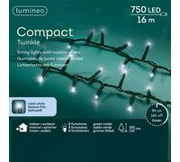 Luci di Natale 750 LED Bianco Freddo 16 mt